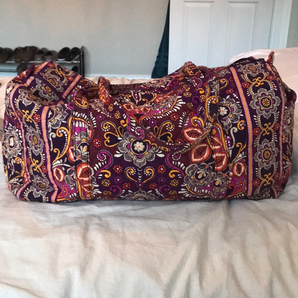 Large Vera Bradley duffel bag
